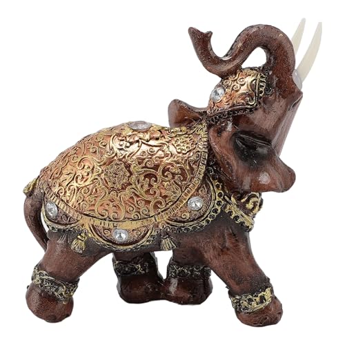 Elefantenstatuette, Wohlstandsymbolik, Entzückendes Zeremonielles Design, Premium -Harzmaterial für die Heimdekoration mit Eleganter Ergänzung, Einfache Platzierung (210x210x135cm/82.7x82.7x53.1in) von ANGGREK
