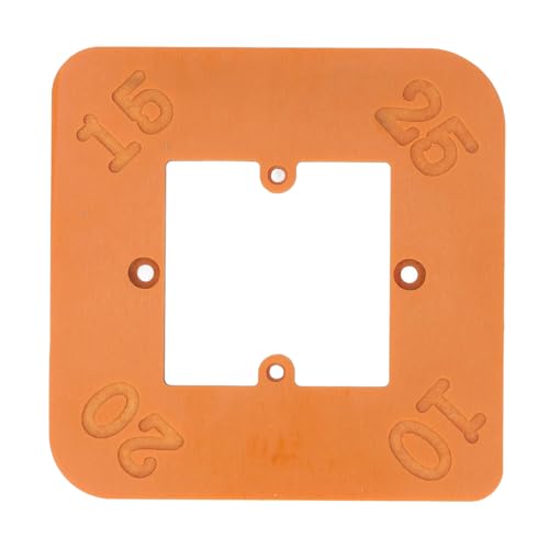 Holzbearbeitung Runde Eckvorlage R Eckbogenvorlage füR Holzbearbeitung, R10 R15 R20 R25 Router Jig, Synthetisches Brettmaterial, Tragbares Design, Bequem zu Verwenden, Kompakt und von ANGGREK