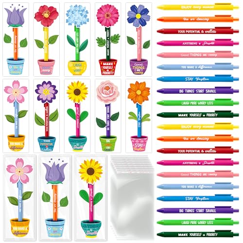 ANGOLIO Inspirierendes Wertschätzungs-Geschenk-Set – Motivierendes Schreibwaren-Set mit Kugelschreibern, Blumentopfkarten, Großpackung für Schulanfang, Klassenzimmer, Büro, Schulbedarf ANGOLIO Inspirierendes Wertschätzungs-Geschenk-Set – Motivierendes Schreibwaren-Set mit Kugelschreibern, Blumentopfkarten, Großpackung für Schulanfang, Klassenzimmer, Büro, Schulbedarf von ANGOLIO