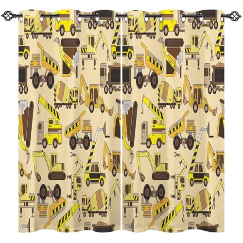 ANHOPE Verkehr Baugewerbe LKW Blickdichte Gardinen mit Ösen Thermo Vorhänge Blackout Curtain Kinder Jungen Mädchen Verdunklungsvorhänge Wohnzimmer Schlafzimmer Vorhang 2er Set H 160 x B 107 cm ANHOPE Verkehr Baugewerbe LKW Blickdichte Gardinen mit Ösen Thermo Vorhänge Blackout Curtain Kinder Jungen Mädchen Verdunklungsvorhänge Wohnzimmer Schlafzimmer Vorhang 2er Set H 160 x B 107 cm von ANHOPE