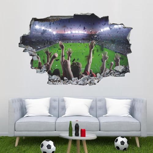 ANHUIB 3D Fussball Wandtattoo,Wandaufkleber Kinderzimmer Fußball,Durchbruch Wandaufkleber Jungen,Bunte Fußball Wandtattoo Jugendzimmer Junge,Wandstikcer für Schlafzimmer Deko,Fussball Poster Geschenk ANHUIB 3D Fussball Wandtattoo,Wandaufkleber Kinderzimmer Fußball,Durchbruch Wandaufkleber Jungen,Bunte Fußball Wandtattoo Jugendzimmer Junge,Wandstikcer für Schlafzimmer Deko,Fussball Poster Geschenk von ANHUIB
