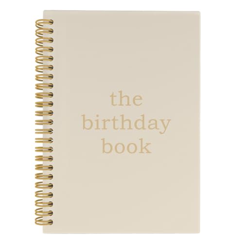 ANIANG The Birthday Book Journal, Baby-Geburtstags-Erinnerungs-Spiralnotizbuch, Kindheits-Erinnerung, 14 x 22 cm, 164 Seiten, liniert, Andenken, Babymemory-Notizbuch für neue Mutter ANIANG The Birthday Book Journal, Baby-Geburtstags-Erinnerungs-Spiralnotizbuch, Kindheits-Erinnerung, 14 x 22 cm, 164 Seiten, liniert, Andenken, Babymemory-Notizbuch für neue Mutter von ANIANG