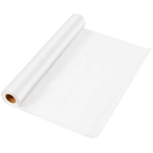Transparentpapierrolle, 30,5 cm x 27,7 m, weißes Musterpapier, durchscheinendes Transparentpapier zum Nähen, Zeichnen, Skizzieren Transparentpapierrolle, 30,5 cm x 27,7 m, weißes Musterpapier, durchscheinendes Transparentpapier zum Nähen, Zeichnen, Skizzieren von ANIKJOY