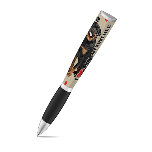 I Love My Dog Kugelschreiber (1 Stift, 3-seitig) Hund Geburtstag niedliche Stifte, lustige Stifte Hundeliebhaber Geschenke für Frauen & Hund Papa Coole Stifte, Hund Mama Geschenke – Niedliche von ANINKABOVE