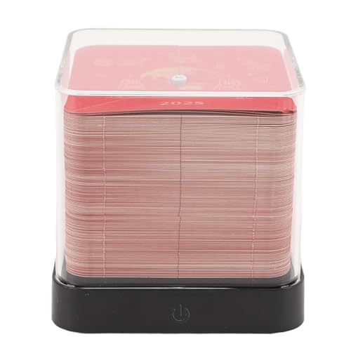 3D-Notizblock, handgerissen, Erde, 2025, Kalender, Papierschnitzkunst, Notizblock für, Schreibtischation, Premium-Papier, Kunststoff, 610 g (Rot) von ANKROYU