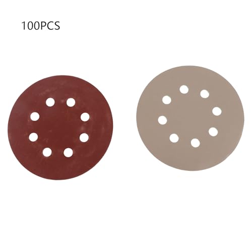 5 -Zoll -Runde Schleifscheiben Multi -Grit -Sandpapierkreise für Holzmetallleder polieren 100pcs verschiedene Maschen 80 bis 3000 Grit Leicht und tragbar 5 -Zoll -Runde Schleifscheiben Multi -Grit -Sandpapierkreise für Holzmetallleder polieren 100pcs verschiedene Maschen 80 bis 3000 Grit Leicht und tragbar von ANKROYU