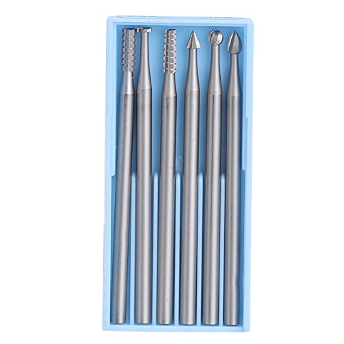 6pcs/Set 2,35 mm Griff Wolfram -Stahlfräsenschnitzer -Schnitzmesser -Gravur -Werkzeug (L 7.5x7.5x15cm / 3x3x5,9in) von ANKROYU