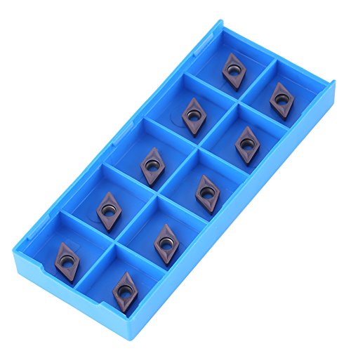 ANKROYU 10-teiliges CNC-Hartmetalleinsätze-Drehwerkzeug-Set Für Die Metalldrehbearbeitung, Korrosionsbeständige Wolfram-Schneidspitzen Für Präzises Stahlschneiden Mit Schützender Aufbewahrungsbox ANKROYU 10-teiliges CNC-Hartmetalleinsätze-Drehwerkzeug-Set Für Die Metalldrehbearbeitung, Korrosionsbeständige Wolfram-Schneidspitzen Für Präzises Stahlschneiden Mit Schützender Aufbewahrungsbox von ANKROYU