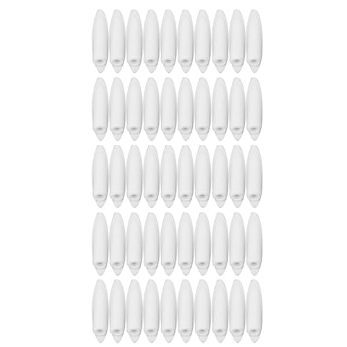 ANKROYU 100 PCS 9.5 mm Plastic Pocket Hole Cover Plugs, Wood Plugs Kit for Furniture Cabinetry Woodworking, Black White Yellow Solid Plastic Conceal Plugs for Pocket Hole Jig Acces (White) von ANKROYU