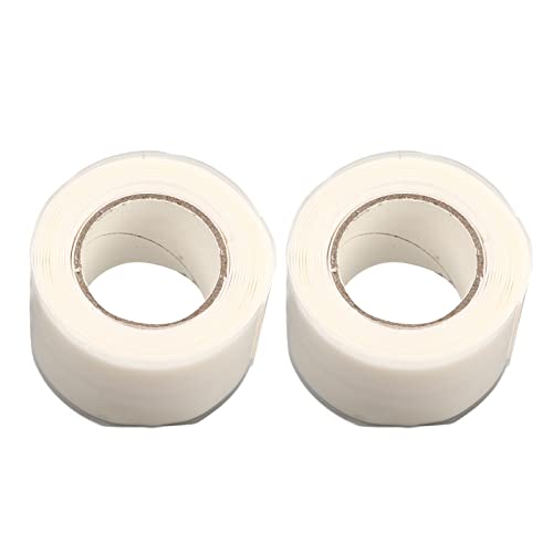 ANKROYU 2pcs Premium Silicon Grip Tape Selbstverschmelzende wasserdichte flexible Klebeband für Kanu Kajak Drachenboot Paddel Nicht klebrige Verpackungsband hohe temperaturbeständige (Weiß) von ANKROYU