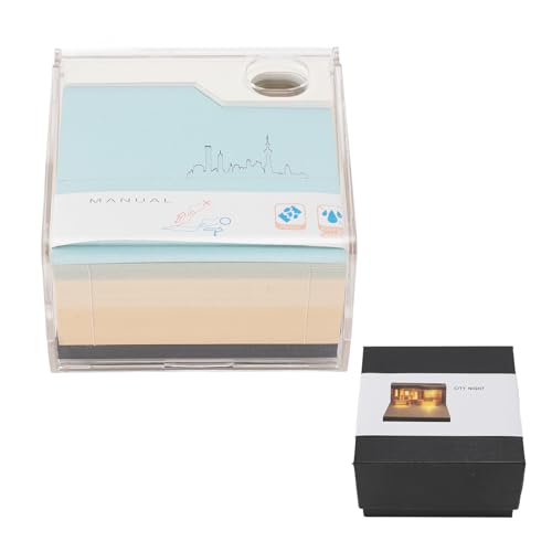ANKROYU 3D -Kunst -Memo -Pad mit leicht exquisiten handgefertigten Papierschnitzer Dekorative Haftnotizen Office Schreibtisch Zubehör für Studenten Profis Papier Kunststoff 8cm 4, ANKROYU 3D -Kunst -Memo -Pad mit leicht exquisiten handgefertigten Papierschnitzer Dekorative Haftnotizen Office Schreibtisch Zubehör für Studenten Profis Papier Kunststoff 8cm 4, von ANKROYU