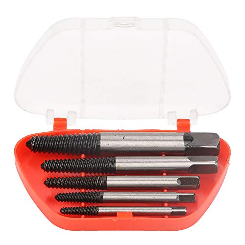 ANKROYU 5 PCs Chrom Vanadium Stahlschraubenextraktionssatz, beschädigte Schrauben Entferner für kaputte Schraubenrohre mit Lagerbox ANKROYU 5 PCs Chrom Vanadium Stahlschraubenextraktionssatz, beschädigte Schrauben Entferner für kaputte Schraubenrohre mit Lagerbox von ANKROYU
