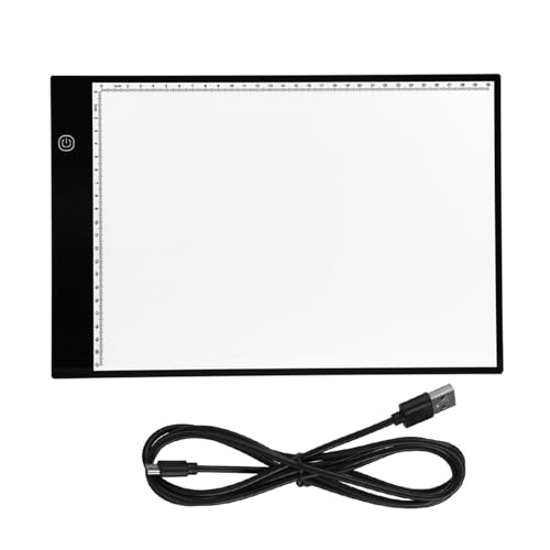 ANKROYU A4 LED Tracing Light Box Ultra Slim Tragbare Zeichenbrett mit verstellbarer Helligkeit für Künstler Architekten Designer Tattoo Professionals 35 x 23,5 x 0,4 cm von ANKROYU