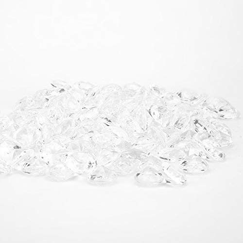 ANKROYU Acryldiamanten Kristalle Perlen Premium -Qualität klare Plastik -Edelsteine ​​Hochzeitsfeierndekorationen 300 Stück 20 mm Spitze Strasssteine ​​für Tischstreuungsvase Füllungsdiy von ANKROYU