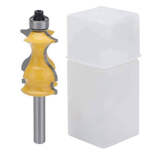 ANKROYU Architectural Moulding Router Bit, 8 Mm Schaft Handlauffräser, Holzbearbeitungsfräser 28 Mm Klingendurchmesser, Base Moulding Router Bit ANKROYU Architectural Moulding Router Bit, 8 Mm Schaft Handlauffräser, Holzbearbeitungsfräser 28 Mm Klingendurchmesser, Base Moulding Router Bit von ANKROYU