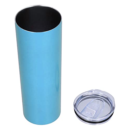 ANKROYU B511 Kaffeebecher, Edelstahl, vakuumisoliert, Reisebecher mit auslaufsicherem Deckel, für Camping, Büro und Zuhause, 600 ml, 304 Edelstahl (B511 Schwarz) (B511 Weiß) (B511 Silber) (B511 Pink) von ANKROYU