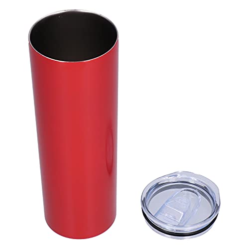 ANKROYU B511 Kaffeebecher, Edelstahl, vakuumisoliert, Reisebecher mit auslaufsicherem Deckel, für Camping, Büro und Zuhause, 600 ml, 304 Edelstahl (B511 Schwarz) (B511 Weiß) (B511 Silber) (B511 Pink) von ANKROYU