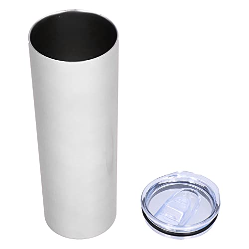 ANKROYU B511 Kaffeebecher, Edelstahl, vakuumisoliert, Reisebecher mit auslaufsicherem Deckel, für Camping, Büro und Zuhause, 600 ml, 304 Edelstahl (B511 Schwarz) (B511 Weiß) von ANKROYU