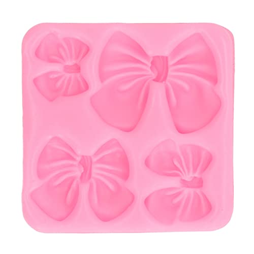 ANKROYU Bow Fondant Moold Silikon Backformen für Kuchen Dekorieren Schokolade Ton Handwerk einfach freigeben Non Stick Lebensmittel qualität Back werkzeuge für Heimwerker von ANKROYU