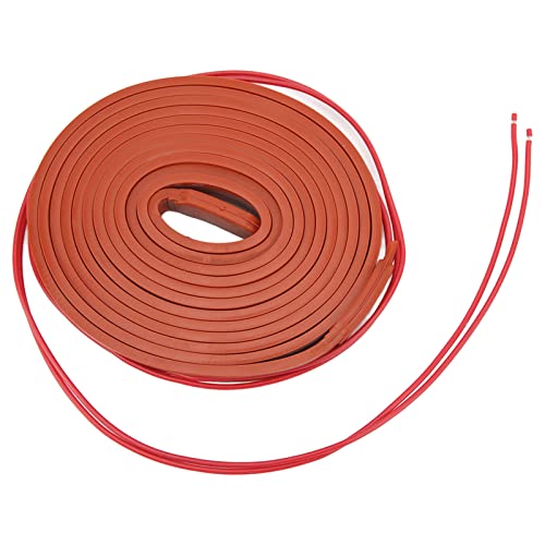 ANKROYU DC 12V Silikon-Heizband, wasserdichtes, flexibles, automatisches Silikon-Heizband, Klimaanlagen-Kompressor-Heizband für Luftkompressor (DC12V) von ANKROYU