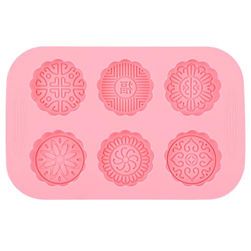 ANKROYU DIY Mooncake Form 6 Slots wiederverwendbares Lebensmittel -Silikon -Moonkuchen -Schimmel zum Backen von Seife Schokoladenkuchen Rosa 25x16x2cm ANKROYU DIY Mooncake Form 6 Slots wiederverwendbares Lebensmittel -Silikon -Moonkuchen -Schimmel zum Backen von Seife Schokoladenkuchen Rosa 25x16x2cm von ANKROYU
