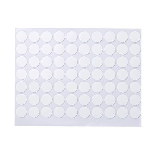 ANKROYU Doppelseitige abnehmbare Punkte klare runde Klebstoff -Montage -Aufkleber transparente klebrige Kreise Klebeband für Handwerk DIY Art Festival Deco Professionell Praktische hohe von ANKROYU