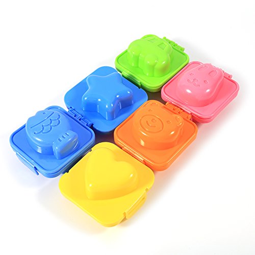 ANKROYU Eierformen 6pcs Set niedliche Tierformen DIY Kochwerkzeuge Küche Accessoires für Kinder Lunchbox Lebensmittelqualität PP Plastik Safer haltbarer Kaninchenbär Fischwagen St ANKROYU Eierformen 6pcs Set niedliche Tierformen DIY Kochwerkzeuge Küche Accessoires für Kinder Lunchbox Lebensmittelqualität PP Plastik Safer haltbarer Kaninchenbär Fischwagen St von ANKROYU