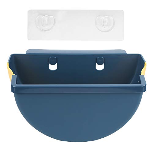ANKROYU Faltbarer Müll kann der Küchenbahner des Küchenbahnens zusammenkapsible Mülleimer für Home Car Office Navy Baches Plastik Silikonmaterial 27x15x14,5 cm (Dunkelblau) von ANKROYU