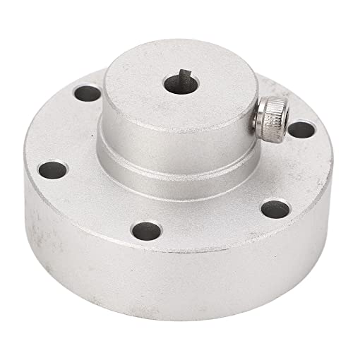 ANKROYU Flanschwelle Kupplung 6 mm Hochfestigkeit Aluminiumlegierung präziser Stecker für Motor- und Radsilberfarbe Haltbar 56,9 mm Außendurchmesser Einfacher Installation ANKROYU Flanschwelle Kupplung 6 mm Hochfestigkeit Aluminiumlegierung präziser Stecker für Motor- und Radsilberfarbe Haltbar 56,9 mm Außendurchmesser Einfacher Installation von ANKROYU