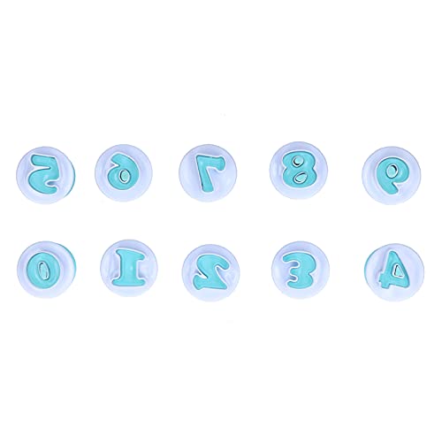 ANKROYU Frühlingskekse Schimmel Backform DIY -Kuchen Cookies Schokoladenprägsende Dekoration Schimmel für Backbegeisterte und Kinder sichere BPA -freie Plastikhimmelblau 26 oder 10 (Nummer) von ANKROYU