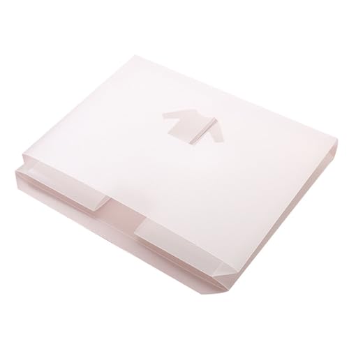 ANKROYU Kleiderklappbrett Easy Organisation T -Shirt Falthelfer Waschmaschine Ordnerplatte für Home Garderobe Organizer Haltbares PP -Material gefaltet Größe 26x19cm von ANKROYU