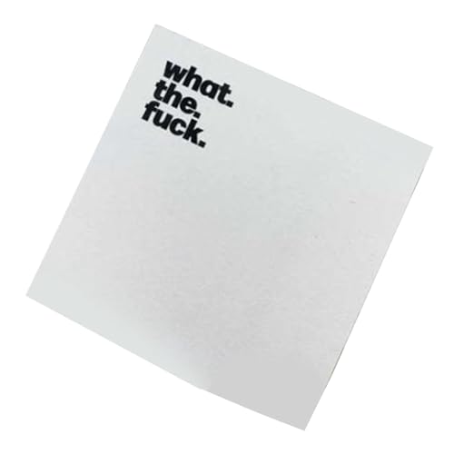 ANKROYU Lustige Sticky Note Pad Stylische humorvolle Memo -Pads für Office Home Schreibtisch Lieferungen Kleberpapier 50 Seiten Multifunktionale Neuheiten Notizbilder (Typ 3) von ANKROYU