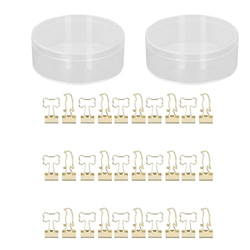 ANKROYU Mini-Binderclips, 30 Stück, starke Klemmkraft, gebogene Kanten, Metall-Büroklammern für Büro, Schule und Zuhause, Eisenmaterial, 3,7 x 2,5 cm, mit Aufbewahrungsbox ANKROYU Mini-Binderclips, 30 Stück, starke Klemmkraft, gebogene Kanten, Metall-Büroklammern für Büro, Schule und Zuhause, Eisenmaterial, 3,7 x 2,5 cm, mit Aufbewahrungsbox von ANKROYU