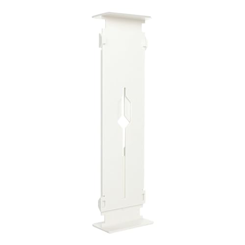 ANKROYU Schubladenteiler Organisatoren Renner einstellbare Speicher -Partition -Boards für Schrankschubladen Kunststoff 32.6x8.8x5.2cm 2pcs (Weiß) von ANKROYU