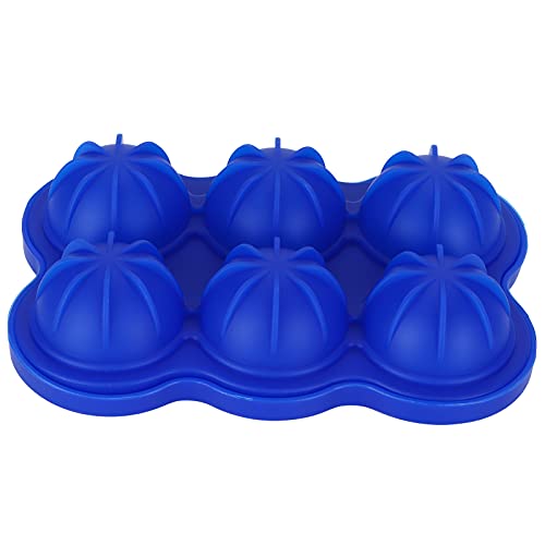 ANKROYU Silikon-Eisball-Maker, wiederverwendbar, Eisform, Tablett, für Zuhause, Küche, Bar (Dunkelblau) von ANKROYU