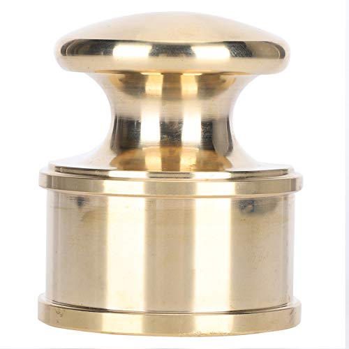 ANKROYU Stadt Handgepresstes Lederschnitzwerkzeug kompakt helle Lustre Leder -Presseausrüstung für DIY -Leder -Handwerkshome Dekoration 6 x 6 x 7 cm (Reines Kupfer) von ANKROYU