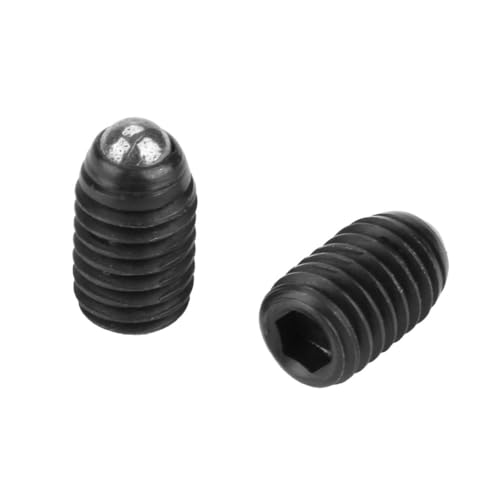 Ankroyu 10 Stcs M5 x 8 m5 x 12 Kugelköpfe Set, Kohlenstoffstahlfeder -Federladel -Sechskant -Steckdelikt für mechanische Geräte Klemme Formenpositionierungen (M5*12 (10pcs)) von ANKROYU