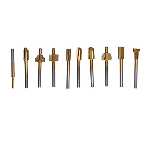 Carpentry Router Bits Carbid Rotary Burr Set Professionelles Holzbearbeitungswerkzeug zum Gravieren von Holz Achsel Acryl PVC Plastik 10pcs Hochwertig einstellbare abnehmbare Carpentry Router Bits Carbid Rotary Burr Set Professionelles Holzbearbeitungswerkzeug zum Gravieren von Holz Achsel Acryl PVC Plastik 10pcs Hochwertig einstellbare abnehmbare von ANKROYU