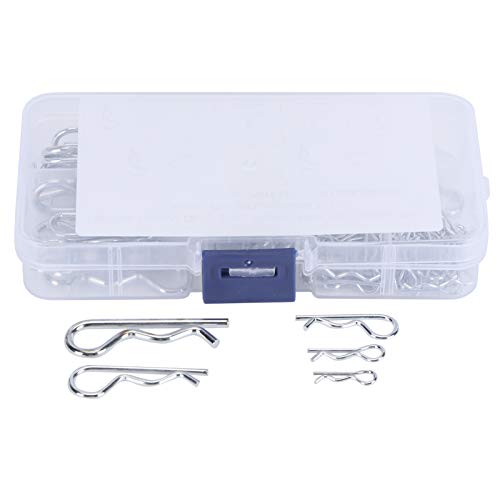 Cotter Pin -Sortimentset Haltbarer Kohlenstoffstahl R -Clip -Splitstifte für Automechanik -Workshop -LKW -Rasenmäher 100pcs mit Aufbewahrungsbox Cotter Pin -Sortimentset Haltbarer Kohlenstoffstahl R -Clip -Splitstifte für Automechanik -Workshop -LKW -Rasenmäher 100pcs mit Aufbewahrungsbox von ANKROYU