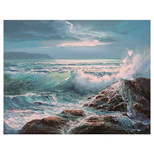 DIY Diamond Painting Sets hochwertiges Diamant -Diamant -Zeichnen -Kreuzstich Wand Dekorative Kaninchen 30x25 cm für Wohnkultur Kunstliebhaber Premium -Leinwand und Diamanten (#5) von ANKROYU