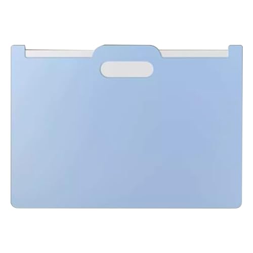 Erweiterung Dateiordner große Kapazität Flexibler tragbarer vertikaler Desktop -Akkordeon Organizer für Schüler A4 Größe Kunststoff 400G von ANKROYU