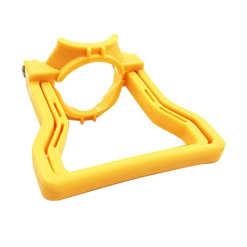 Fasswasserlebeding Ring Dual Griff in Flaschen Wasser Handheld Trage Lifter Ring Arbeitersparnis Ergonomisch für Haushalte Kunststoff (Gelb) von ANKROYU