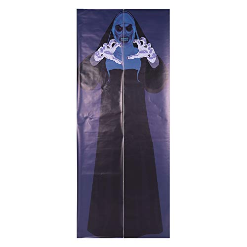 Halloween -Türaufkleber -Abziehbilder wasserdicht haltbar selbstklebend PVC Material Horror Design für Home Party Decoration 200x77cm (WSMT001) von ANKROYU