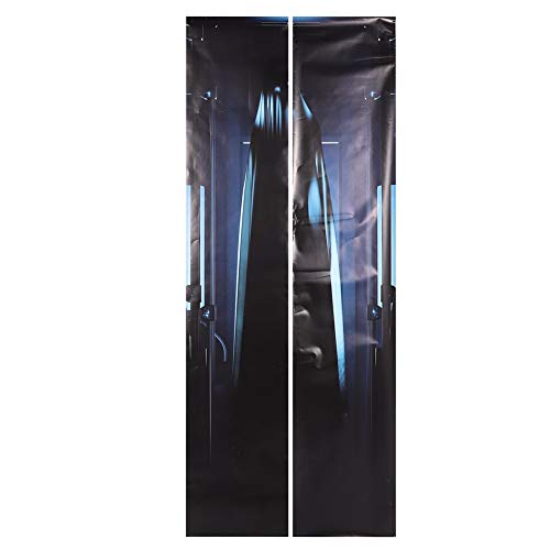 Halloween -Türaufkleber -Abziehbilder wasserdicht haltbar selbstklebend PVC Material Horror Design für Home Party Decoration 200x77cm (WSMT003) von ANKROYU