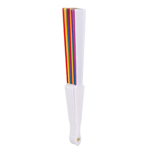 Handheld Faltlüfter Regenbogen Handlüfter Bühnenbühne Party Dekoration 5pcs glatte Oberfläche Leuchtende Farben Erzeugen Sie eine warme Atmosphäre für den Sommer. Verwenden Sie (Vertikaler Regenbogen) Handheld Faltlüfter Regenbogen Handlüfter Bühnenbühne Party Dekoration 5pcs glatte Oberfläche Leuchtende Farben Erzeugen Sie eine warme Atmosphäre für den Sommer. Verwenden Sie (Vertikaler Regenbogen) von ANKROYU