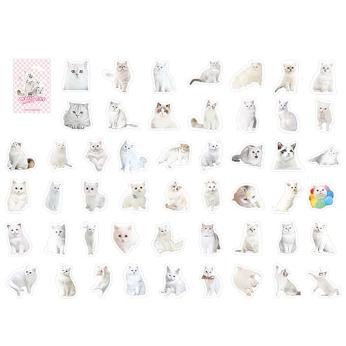 Katzenaufkleber entzückende niedliche Decorative Stickers for Journals Planer Scrapbooks 50pcs Buntes Katzendesigns Katzenaufkleber entzückende niedliche Decorative Stickers for Journals Planer Scrapbooks 50pcs Buntes Katzendesigns von ANKROYU