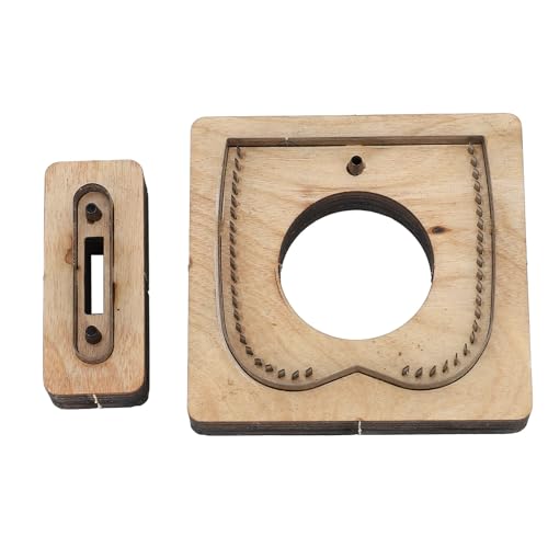 Lederschneidematerial Stahl Holz Material hohe Präzision scharfe Kanten schnelle effiziente saubere Schnitte für DIY -Lederhandwerk handgefertigter helllicher Hülle 2pcs Lederschneidematerial Stahl Holz Material hohe Präzision scharfe Kanten schnelle effiziente saubere Schnitte für DIY -Lederhandwerk handgefertigter helllicher Hülle 2pcs von ANKROYU