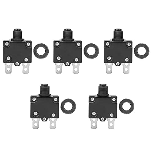 Luftkompressor -Leistungsschalter 5pcs Überlastschutz -Überstromschutzschalter für Kompressormotorsicherheit 5A 6a 8a 10a Langable elektrische Komponenten (5a) von ANKROYU