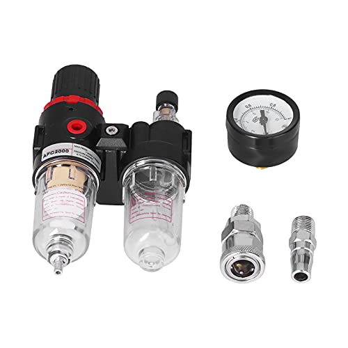 Luftquellen prozessor AFC2000 Automatische Entwässerung Öl Wasser abscheider Luftfilter Druck regler Ventil Hochleistungs-Aluminium legierung Bau für industrielle pneumatische von ANKROYU