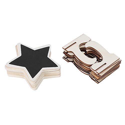 Mini hölzerne Blackboard -Set handgefertigte geometrische Tafel Erinnerung für Home Wedding Party Decor MDF Pine 8.5x7cm 10pcs Mini hölzerne Blackboard -Set handgefertigte geometrische Tafel Erinnerung für Home Wedding Party Decor MDF Pine 8.5x7cm 10pcs von ANKROYU